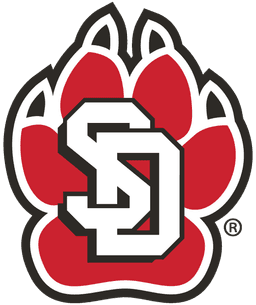 The University of South Dakota banner logo