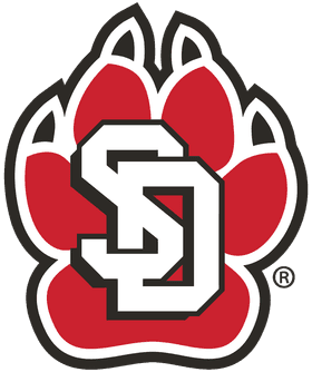 The University of South Dakota banner logo